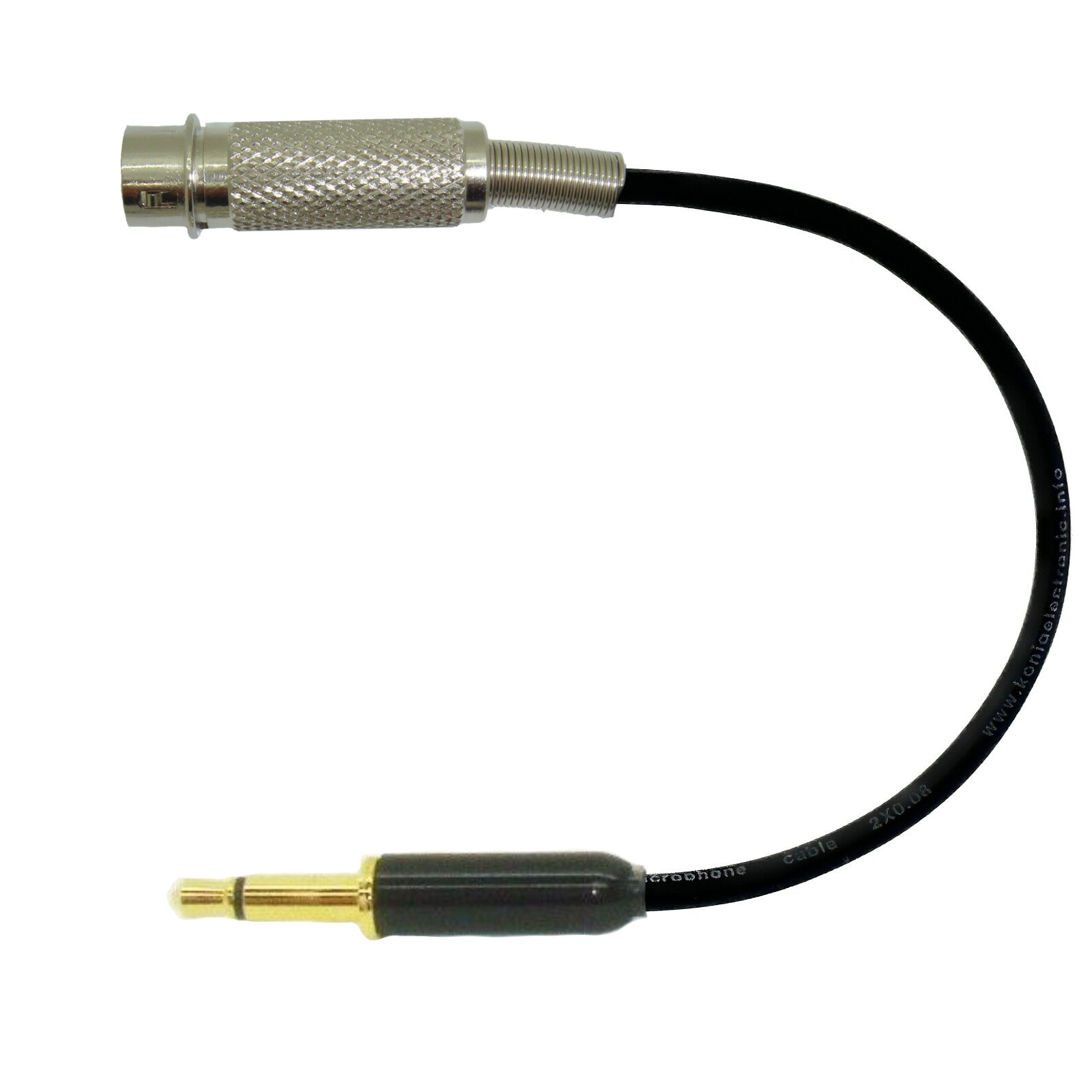 Adapter to Convert Audio Technica Microphone To Different Body Pack Transmitter Connector
