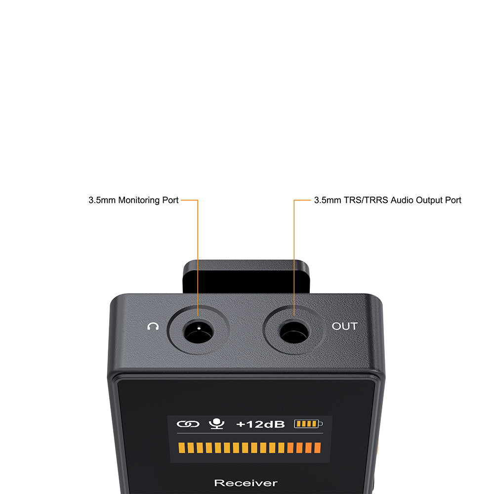 Comica VM30 Shotgun Microphone Super Cardioid Condenser Wireless 100 Metre Range Built In Recorder