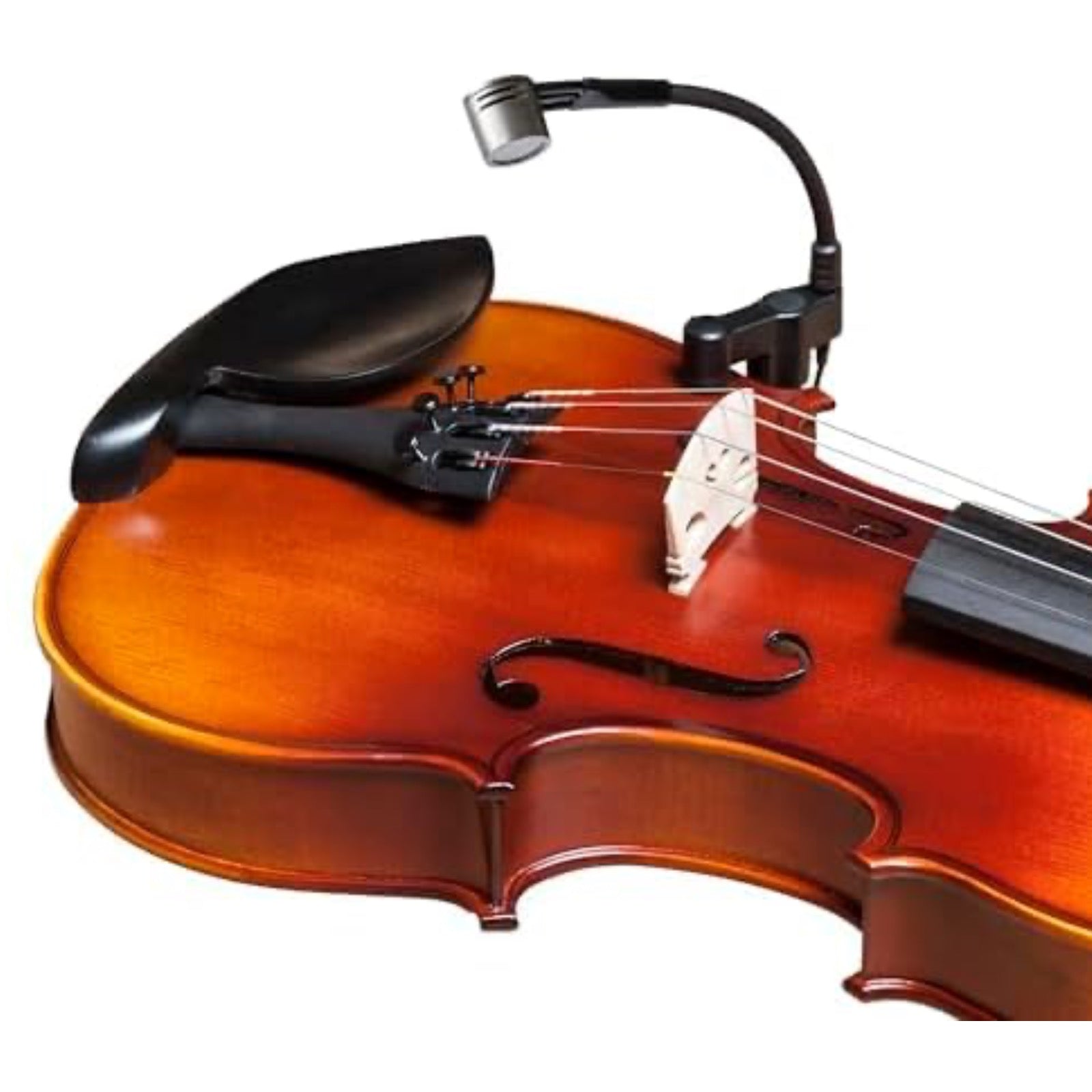 String Instrument Cardioid Microphone with Flexible Gooseneck for use with Belt Pack Transmitters