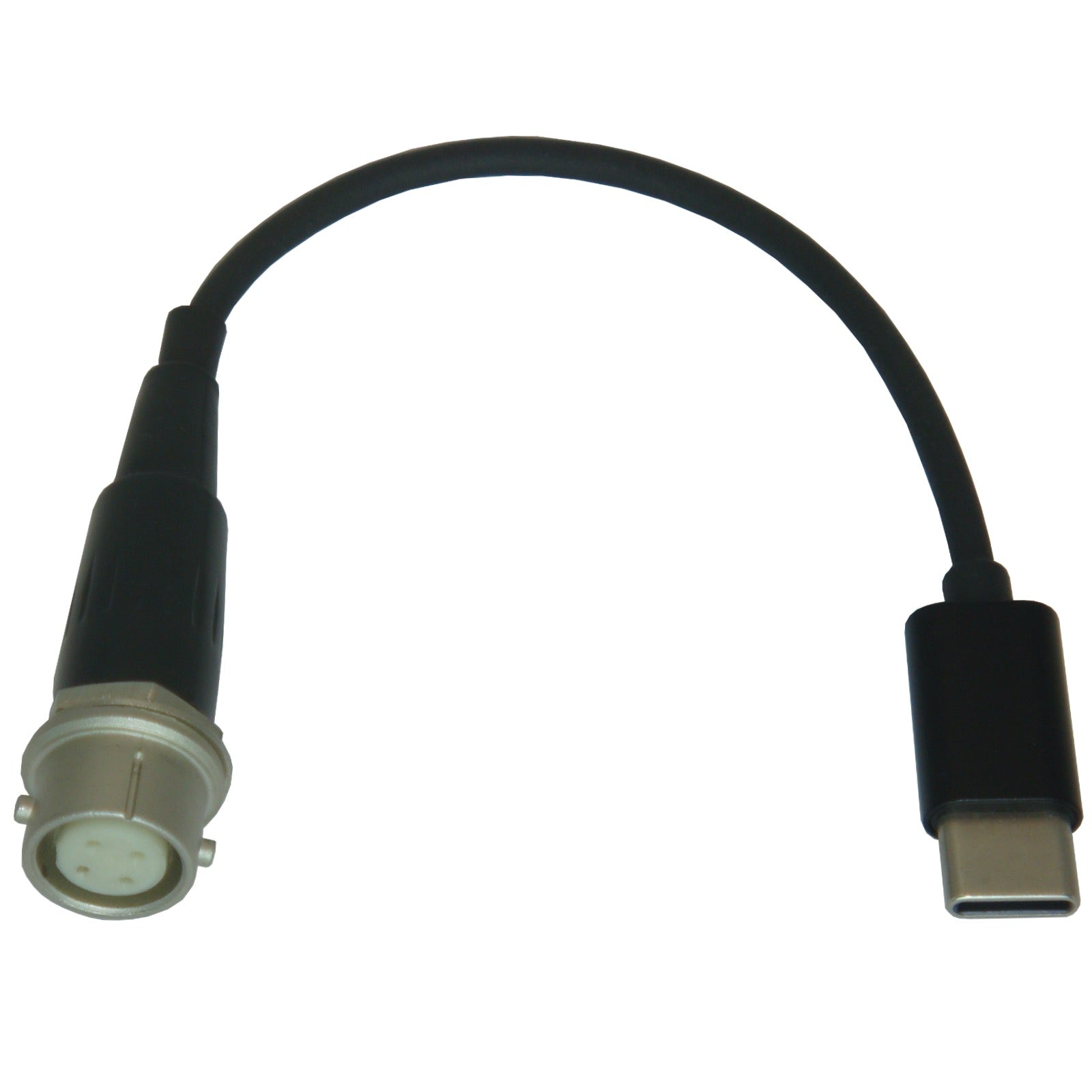 Type-C USB Microphone Adapter for Smartphone Tablet to Convert Lavalier Ear-hook Headworn Instrument Mic