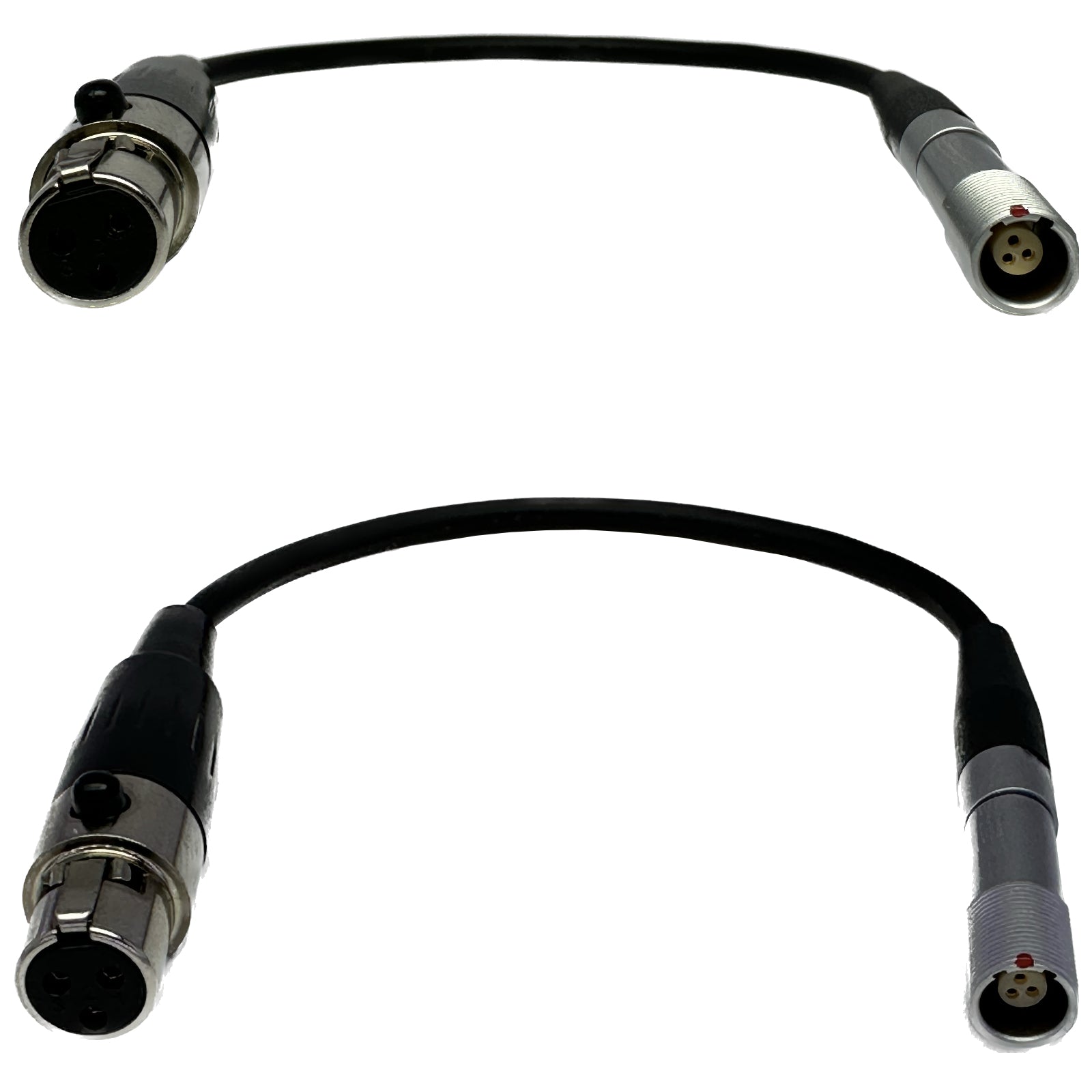 Lemo 3 Pin Adapter Converts Sennheiser or Shure Body Pack Microphone Connector for Different Transmitters