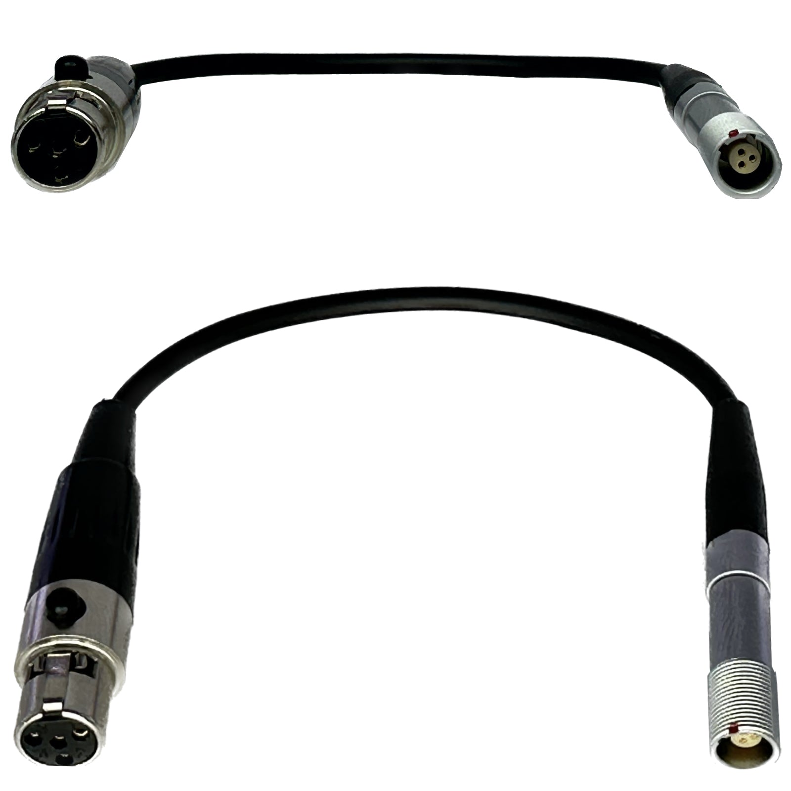 Lemo 3 Pin Adapter Converts Sennheiser or Shure Body Pack Microphone Connector for Different Transmitters