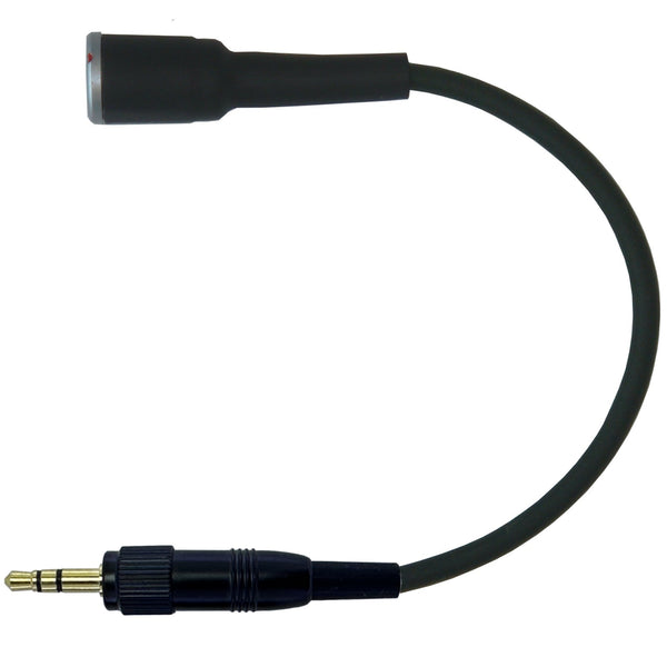 Microphone Adapter for Trantec or Beyerdynamic Lemo 4 Pin to Convert Lavaliere Ear-Hook to Different Body Pack Transmitter