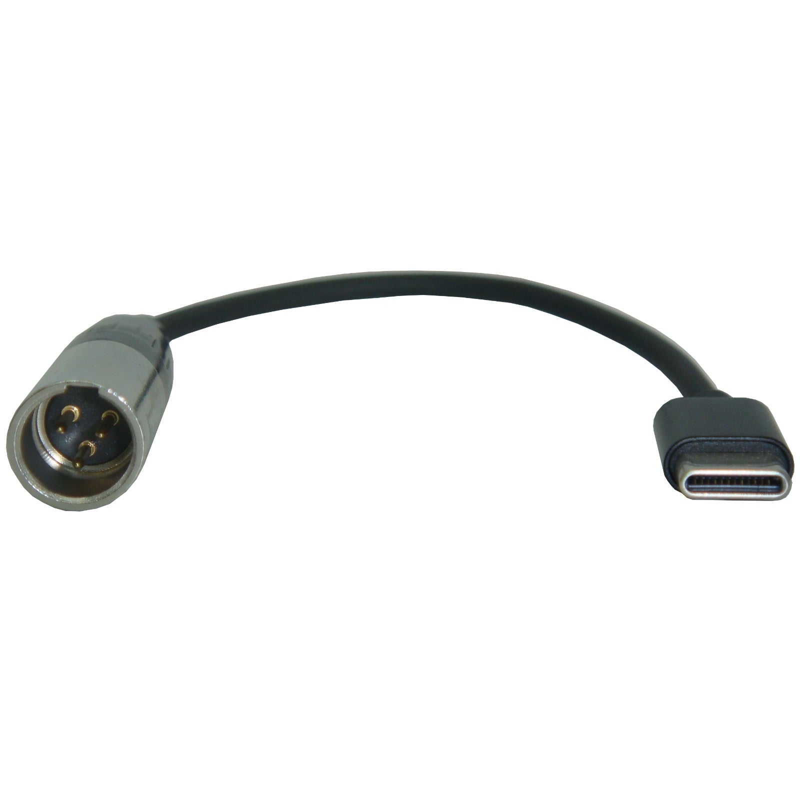 Type-C USB Microphone Adapter for Smartphone Tablet to Convert Lavalier Ear-hook Headworn Instrument Mic