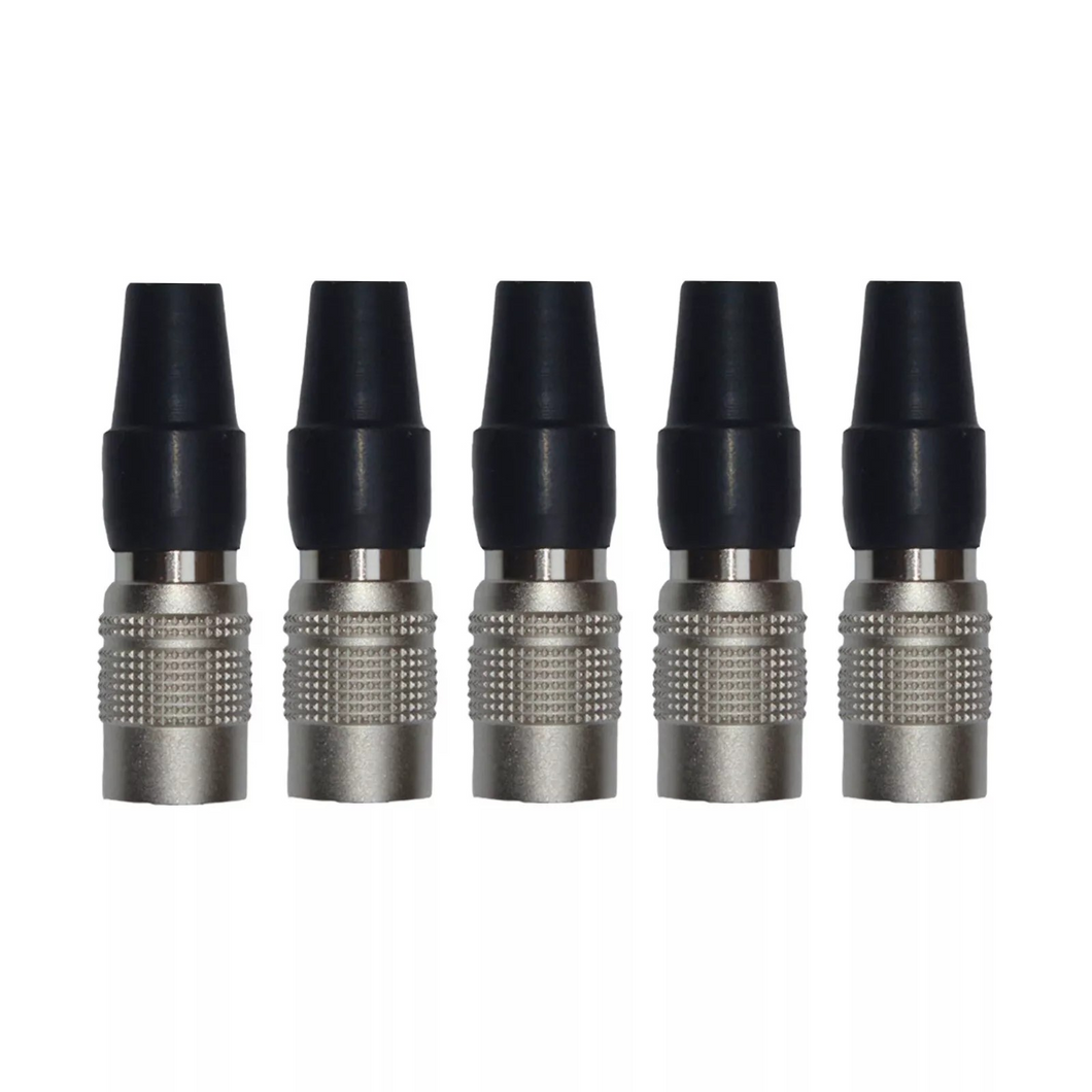 5x HR10A 7P 4S 4 Pin Hirose Locking Female Connector Audio Technica Microphone