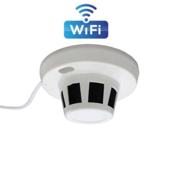 Wireless 4G Camera in Smoke Alarm 5MP 4K UHD Video Recorder Live View on CamHi Pro App