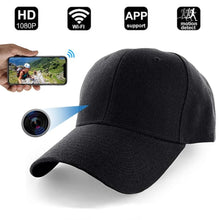 Wireless Wi-Fi Baseball Cap Camera Motion Detection & Scheduled Recording Live Stream App