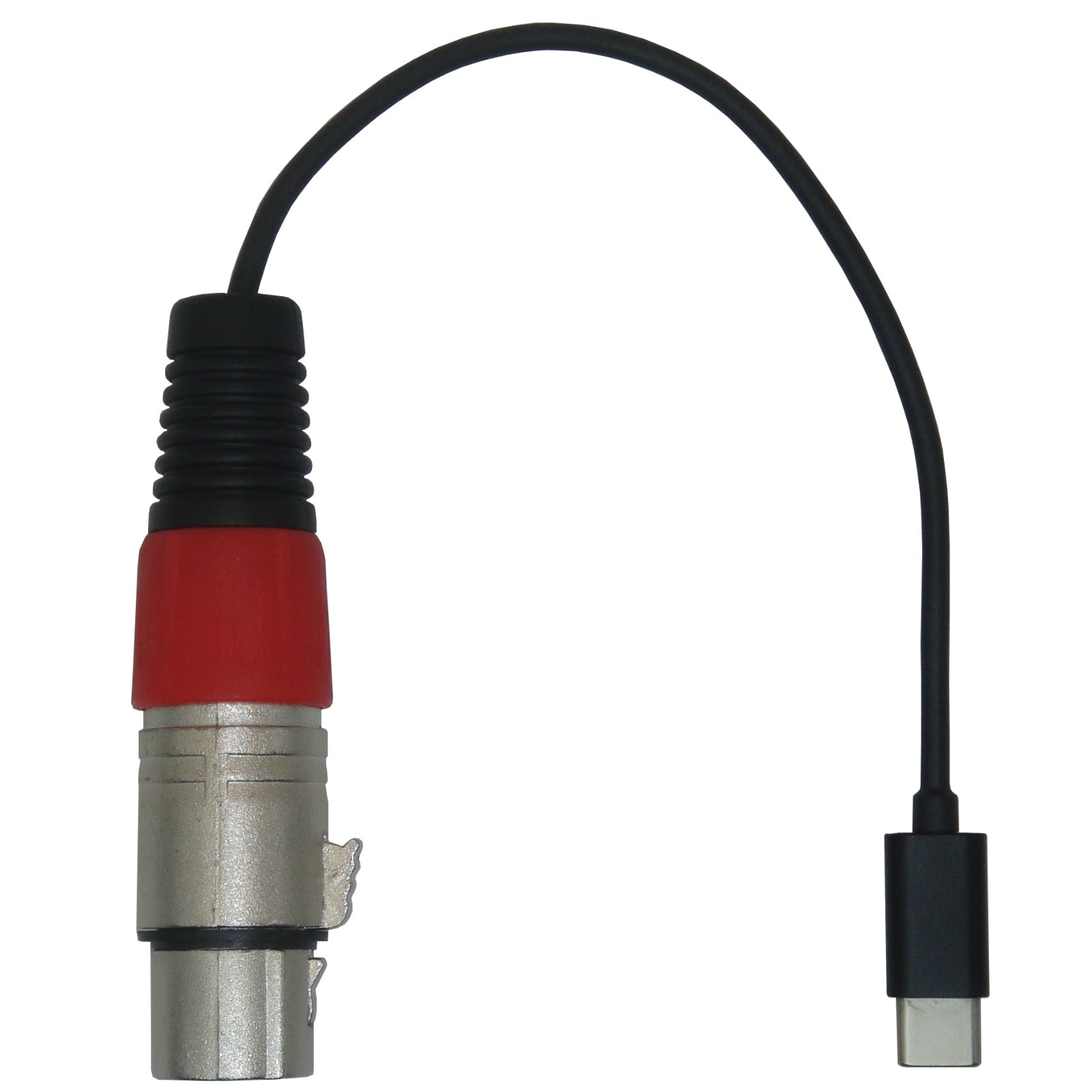 Type-C USB Microphone Adapter for Smartphone Tablet to Convert Lavalier Ear-hook Headworn Instrument Mic