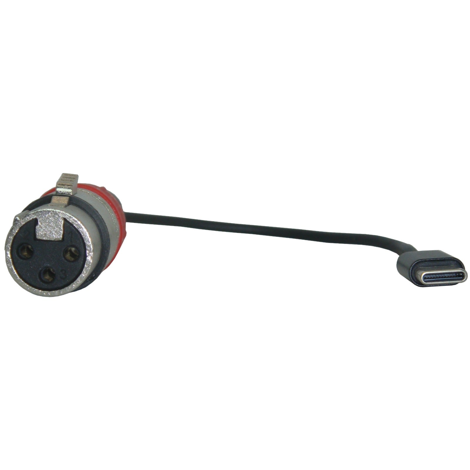 Type-C USB Microphone Adapter for Smartphone Tablet to Convert Lavalier Ear-hook Headworn Instrument Mic