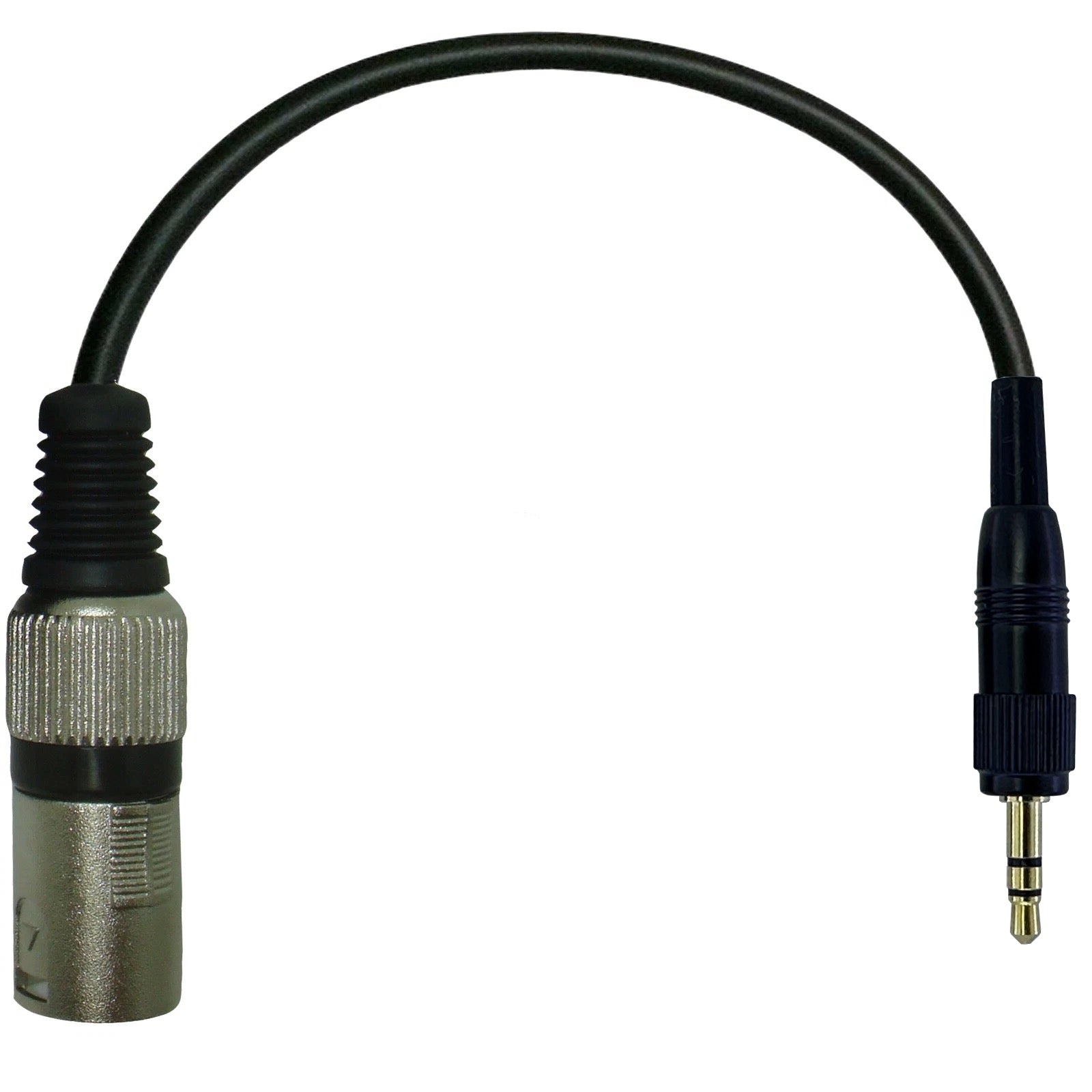 3 Pin XLR to 3.5mm Locking Jack Plug Adapter for Sennheiser Receiver Wireless Microphone