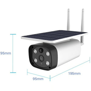 Y8 Solar Powered Wireless PIR Heat Detection Survelliance Camera 4G WiFi Ubox App