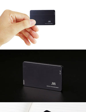 Credit Card Voice Recorder 80 Hours Battery 8GB/32GB Memory High Quality 192Kbps Sound