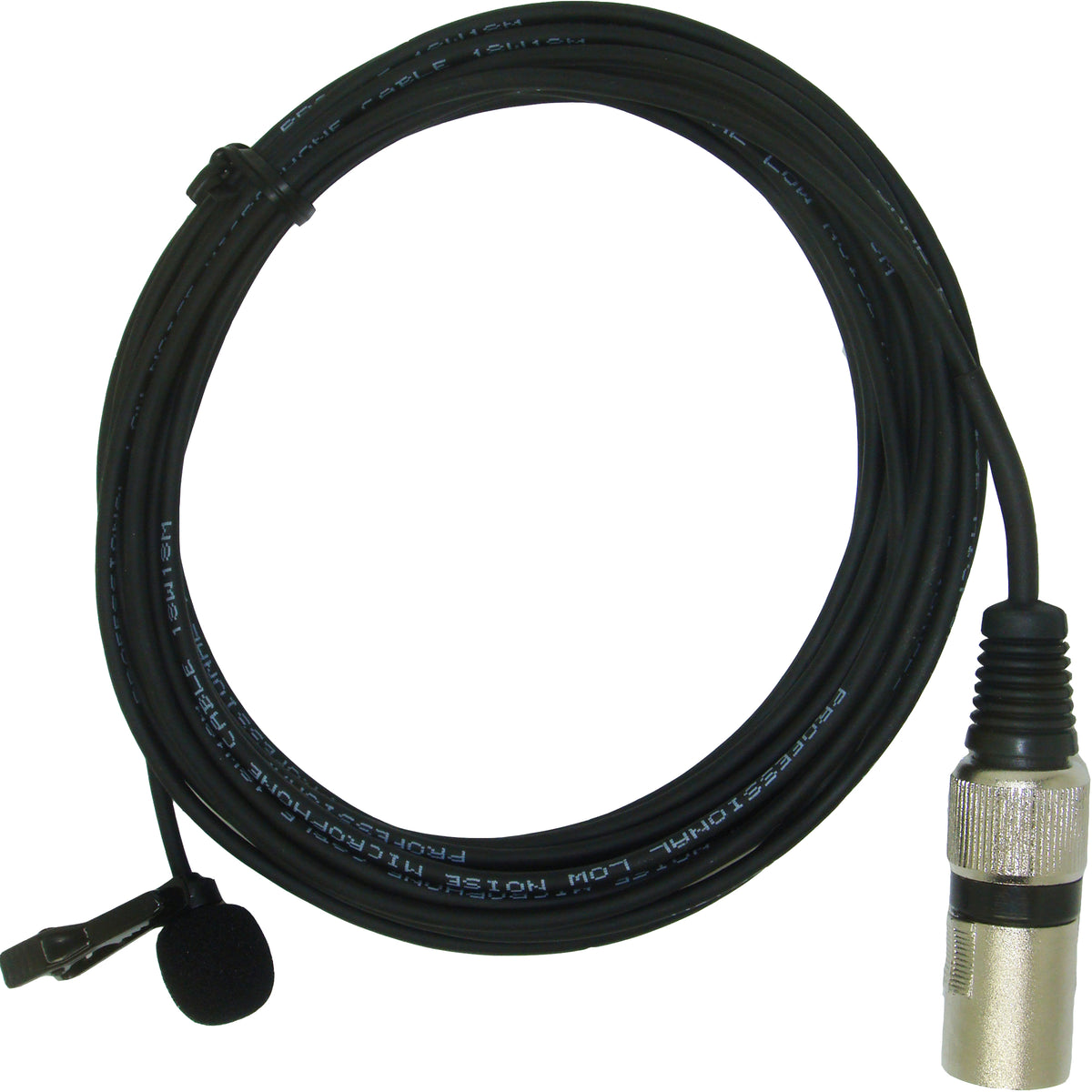 Micronic Phantom Powered XLR Lavaliere Lapel Omnidirectional Microphon