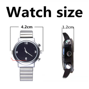 Spy Video Watch Camera 1080p Full HD Motion Detection & Sound Recorder & 12MP Photo