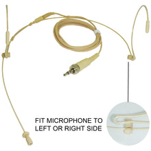 Double Ear Hook Microphone for Trantec Lemo 4, 3.5mm Jack, 4 Mini Mini XLR Transmitters