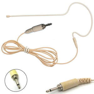 Single Ear Hook Microphone for All Brands Wireless Body Pack Transmitters