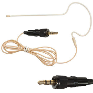 Single Ear Hook Microphone for All Brands Wireless Body Pack Transmitters