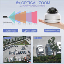 Indoor/Outdoor Wifi Dome Security Camera 2MP 1080p HD 5x Optical Zoom Night Vision CamHi App