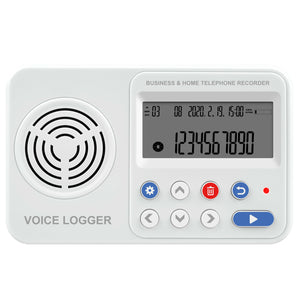 8GB Dual 2x Telephone Line Business / Home Call Logger & Voice Recorder