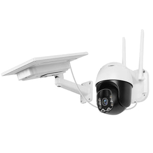 Camhi 4G Solar Camera PTZ Wireless 1080p Video Recorder CCTV Outdoor Security