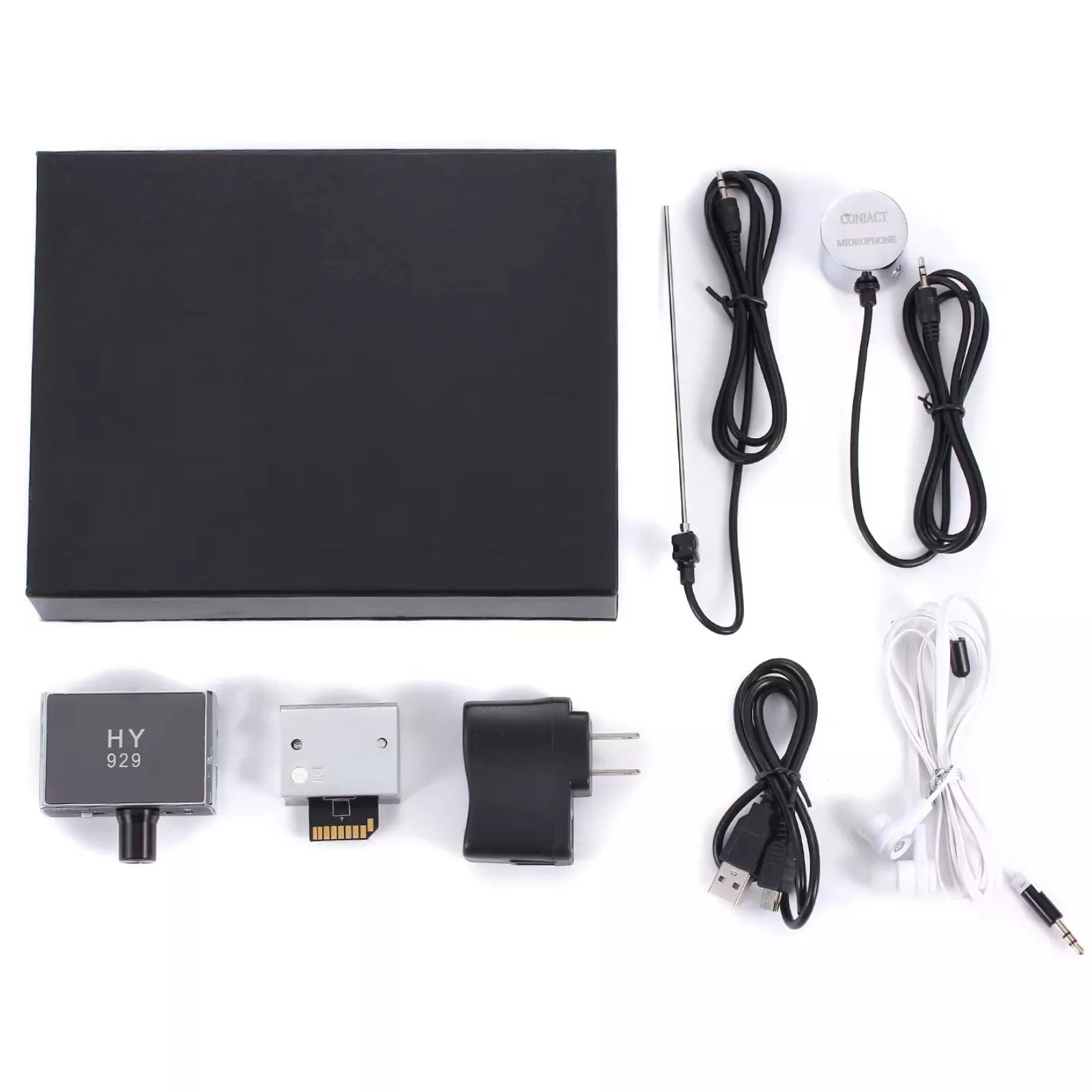 HY-929 Listen Through Wall Microphone Recorder Amplifier Leaking Pipe Door Window