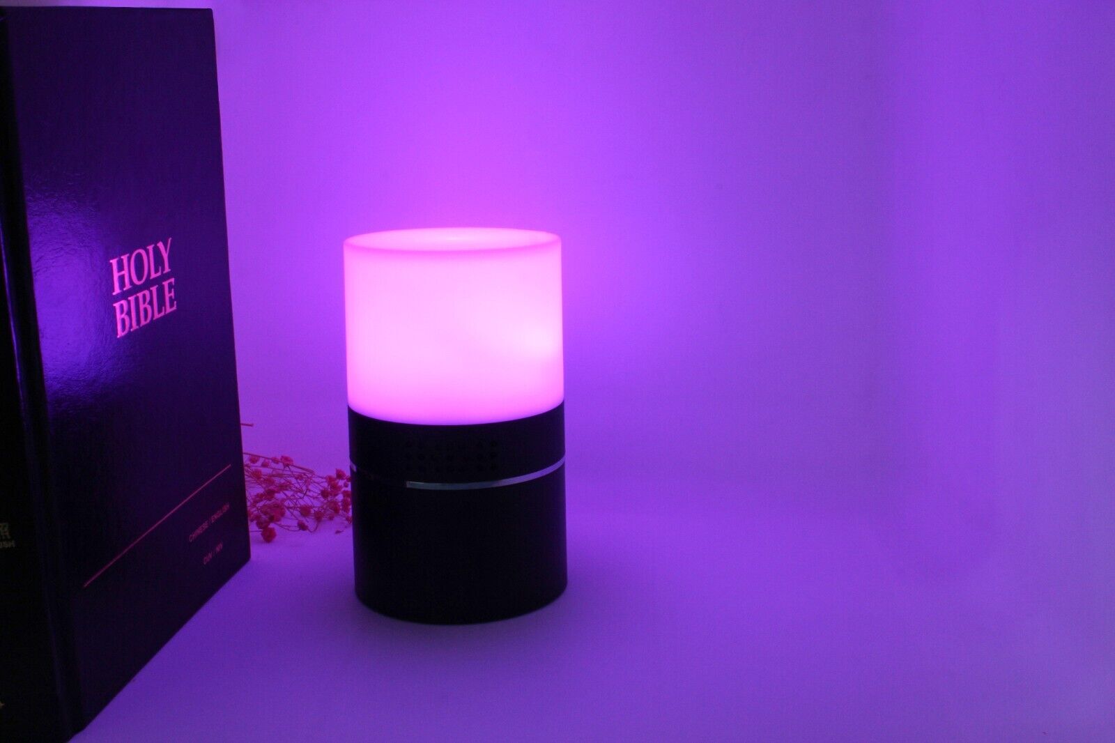 Mood Lamp Camera Wireless Wi-Fi 1080p Video Recorder Motion Detection Push Alert