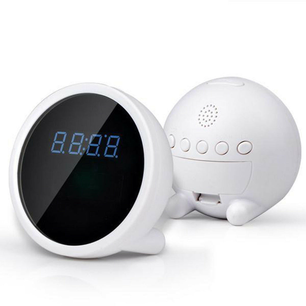 Wireless Wi-Fi HD 1080p Video Camera Alarm Clock for iPhone Android App