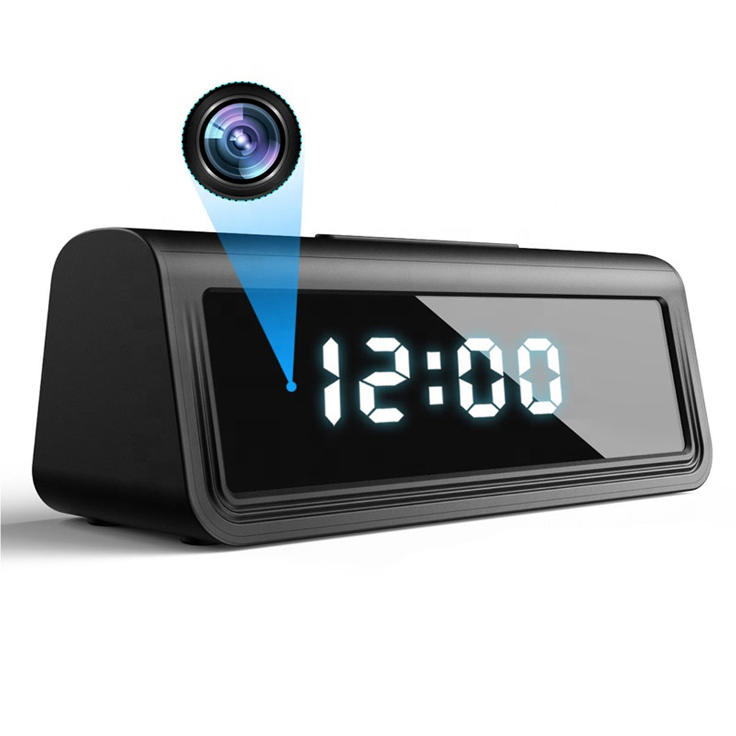 4K UHD Wireless Wi-Fi Infra Red Night Vision Clock Video Camera Motion Detect Recorder