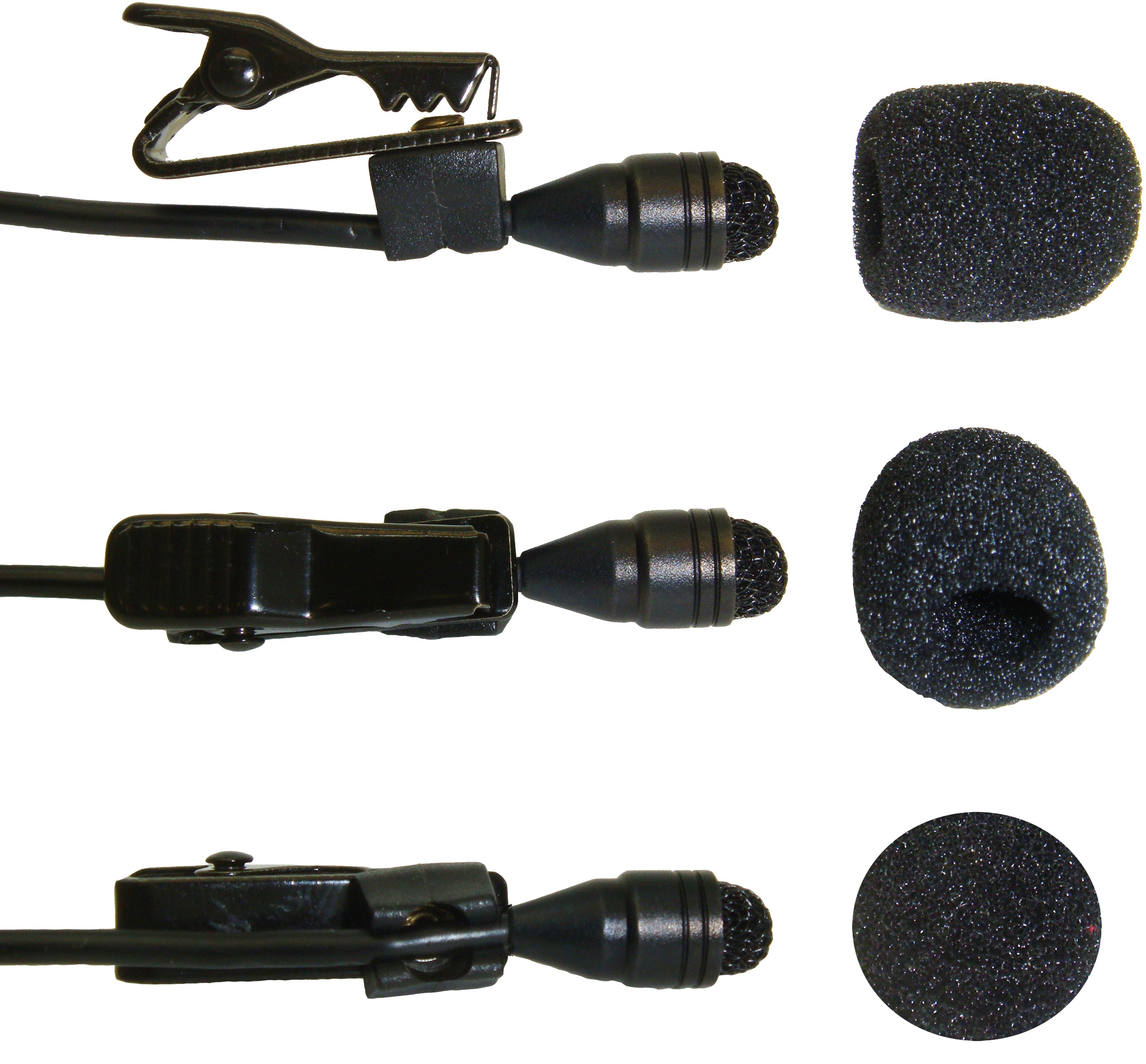 Professional Lavaliere Lapel Microphone for Wireless Body Pack Radio Transmitters Omnidirectional Condenser