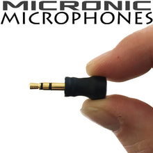 Miniature 3.5mm TRS True Stereo Wired Microphone for PC, Laptop and Digital Voice Recorder