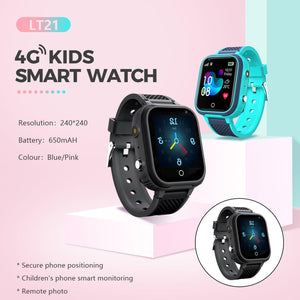 4G Kids GPS Tracker Smart Watch Voice & Video Call Camera Instant SMS Alert