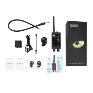 M8000 RF Signal Detector Anti Spy GPS Tracker Wifi Camera GSM Audio Bug Sweeper