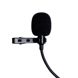 Micronic 3 Pin XLR Phantom Power Lavaliere Lapel Omni-Directional Microphone 3 Metre Cable Length