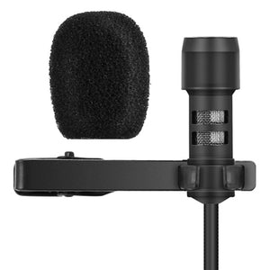 Micronic XLR PTC6 3 Pin XLR Phantom Powered Lavalier Microphone Lapel Clip On with 6 Metre Cable