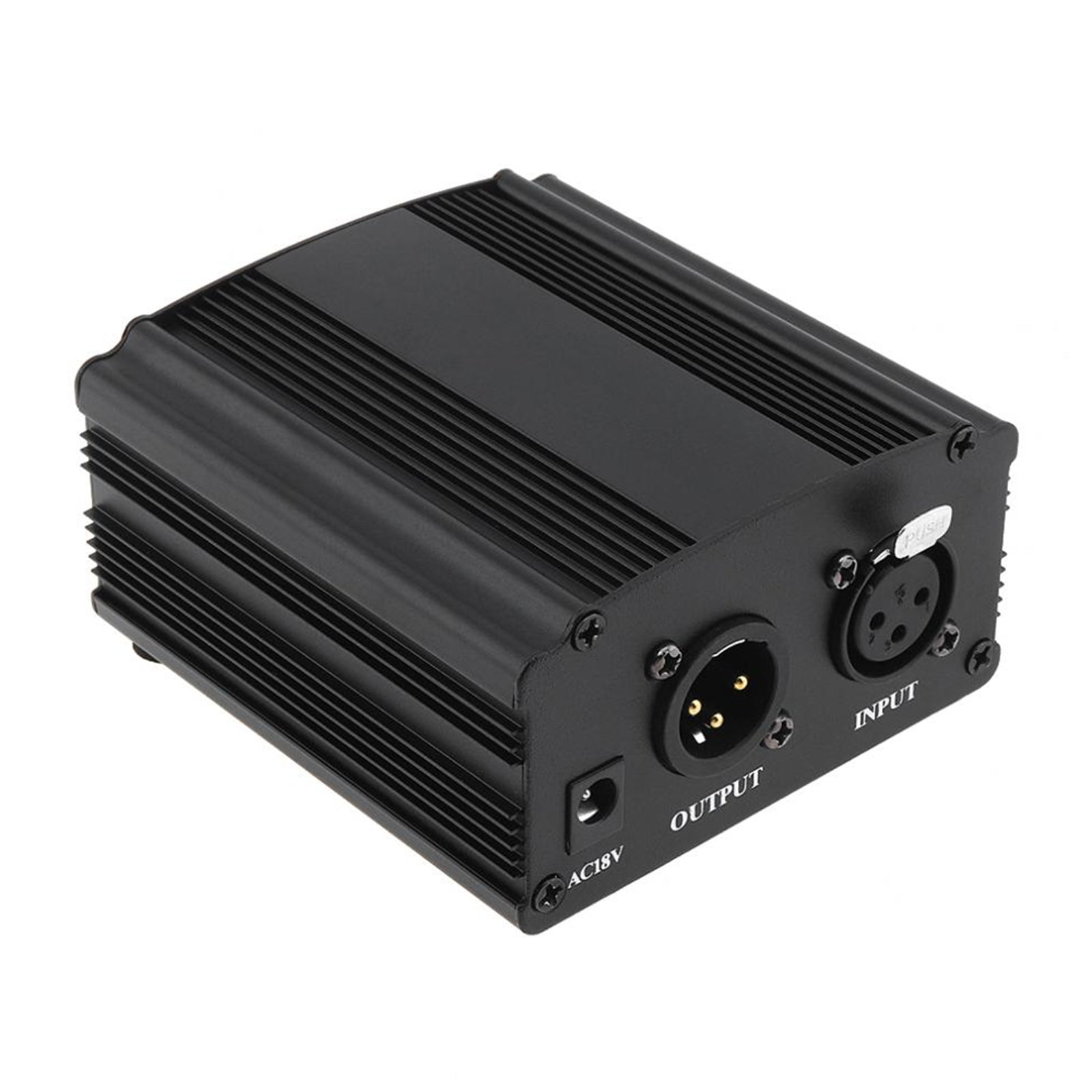 Single Channel Mini 48V Power Supply For Phantom Powered Condenser Mic ...