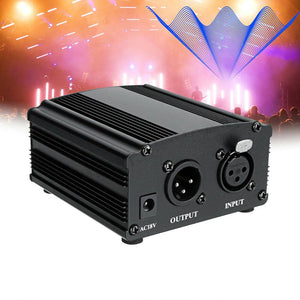 Single Channel Mini 48V Power Supply For Phantom Powered Condenser Microphone