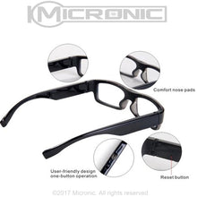 5MP Video Glasses, Record Full HD 1080p with Sound & Take Still Photos