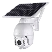 Solar Power 4G Sim Card Security Camera Pan / Tilt / Zoom 128GB Video Recorder 2 Way Audio