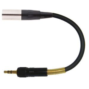 Shure Microphone Adapter Converts WBH / WL 4 pin mini XLR Lavaliere / Ear-hook / Head Worn Body Pack Transmitter