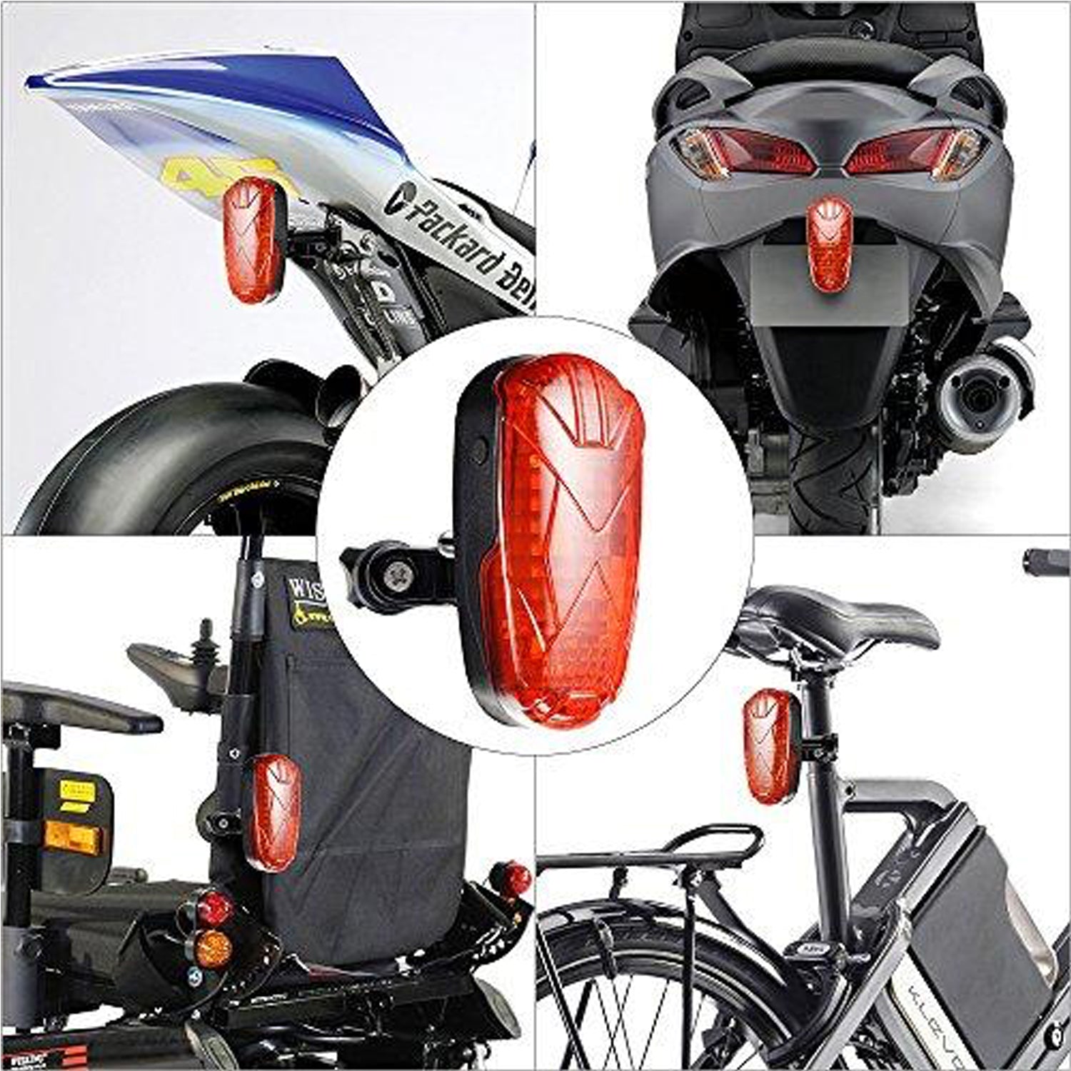 GPS Bike Bicycle Tracker LED Lamp Mobile Alarm System 3 Month Battery Standby