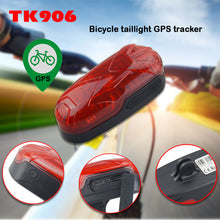 2G GPS Bike Bicycle LED Lamp Tracker Alarm System with SIM Card & 3 Month Standby Battery