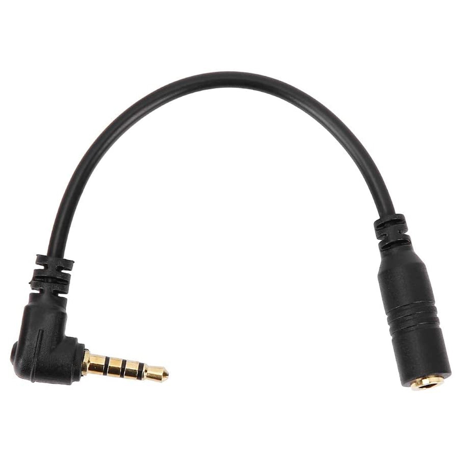 Smartphone or Tablet Microphone Adapter 3.5mm TRS Female Jack Socket to TRRS Male Jack Plug