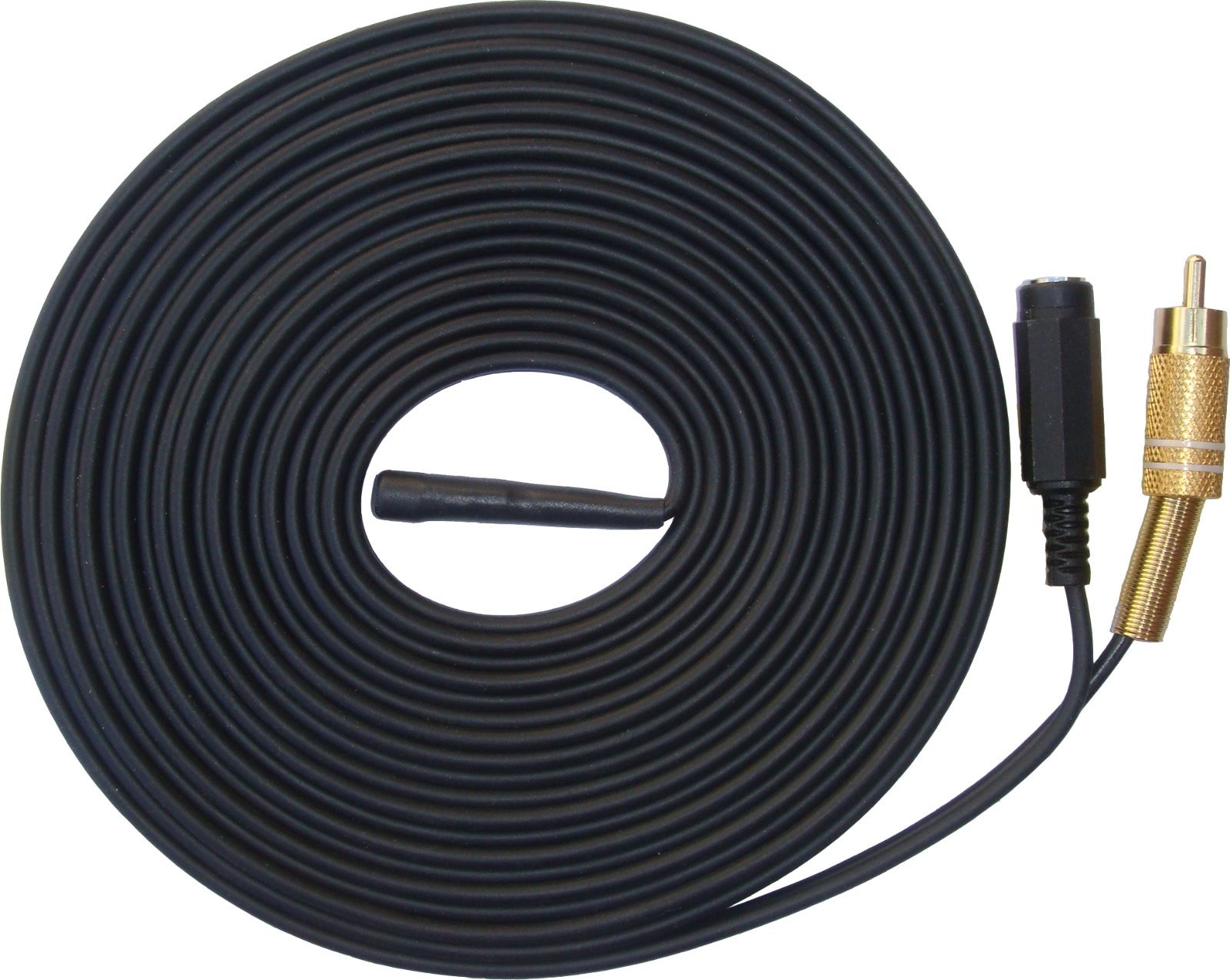 Indoor CCTV Microphone 30cm to 30 Metre Cable with RCA Phono Output and 2.1mm 12v DC Input