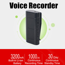 VR330 Magnetic Voice Recorder, 2 Week Battery & Built-In 8GB +32GB TF MicroSD Card