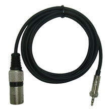 3 Pin XLR to 3.5mm Locking Jack Plug Adapter for Sennheiser / Sony Receiver Wireless Microphone