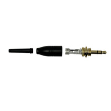 3.5mm Screw Locking Stereo Jack Plug - 7.9mm Male Thread For Microphone & Headset