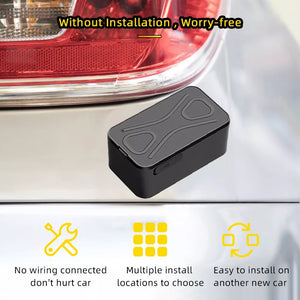 Mini 4G GPS Car Tracker Locator 2400mAh Battery Magnetic Waterproof Free App