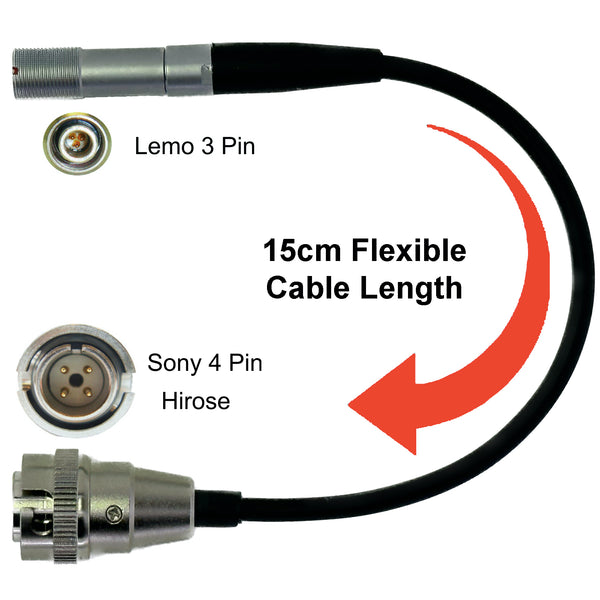 Lemo 3 Pin Adapter Converts Sennheiser or Shure Body Pack Microphone Connector for Different Transmitters