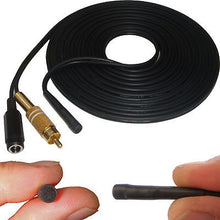 5 Metre Cable Length CCTV microphone with RCA Female Phono Audio Output & 2.1mm DC socket