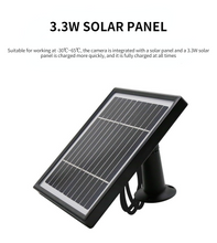 Additional Spare External 3.3W Solar Panel For Y9 4G Wi-Fi Security Camera